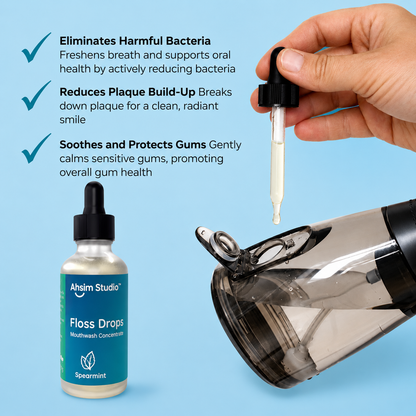 Ahsim Studio™ Cordless Water Flosser